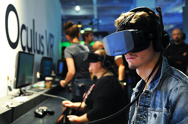 Identificere efter det omfavne oculus-rift-setup